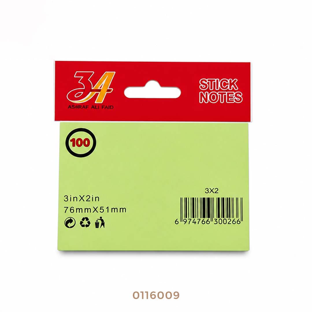 نوته ورق 4لون لاصق -12ق*